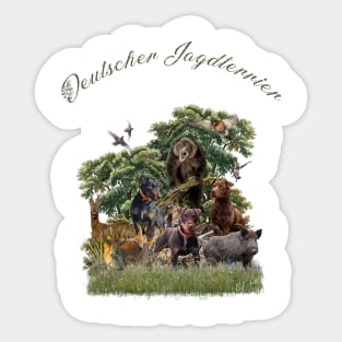 German Hunting Terrier Sticker